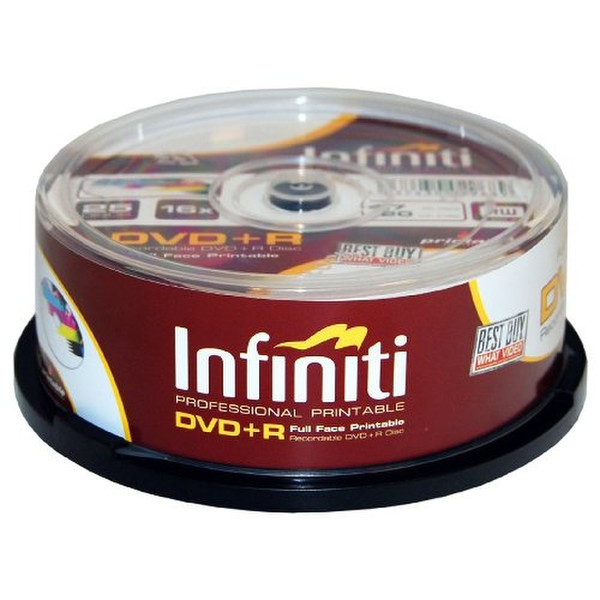 Infiniti Pro Printable WhiteTop 4.7GB DVD+R 25pc(s)