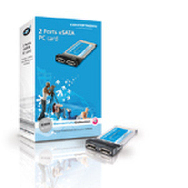 Conceptronic 2-ports eSATA PC Card eSATA интерфейсная карта/адаптер
