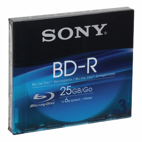 Sony 3BNR25SL high density removable media blank disk