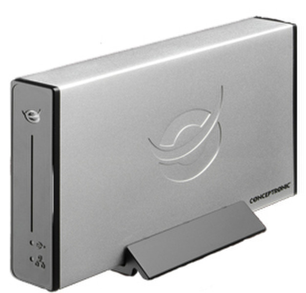 Conceptronic Grab’n’GO Network LAN Hard Drive 320GB 320GB Silber Externe Festplatte