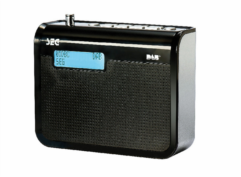 SEG KR 115DAB+ Tragbar Digital Schwarz, Silber Radio