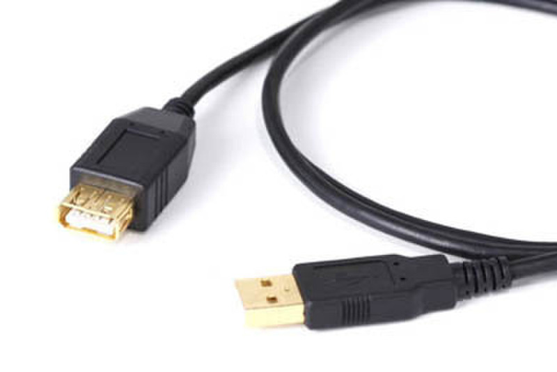 IPOINT USB 2.0 2m USB A USB A Black