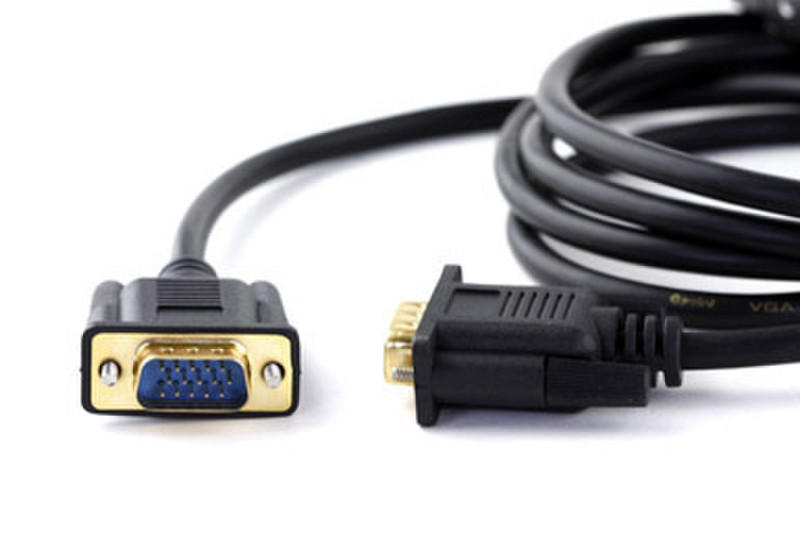 IPOINT VGA Cable 3м VGA (D-Sub) VGA (D-Sub) Черный