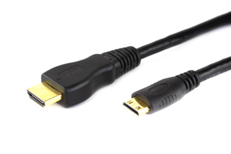 IPOINT Mini HDMI - HDMI Cable 1.5m Mini-HDMI HDMI Schwarz