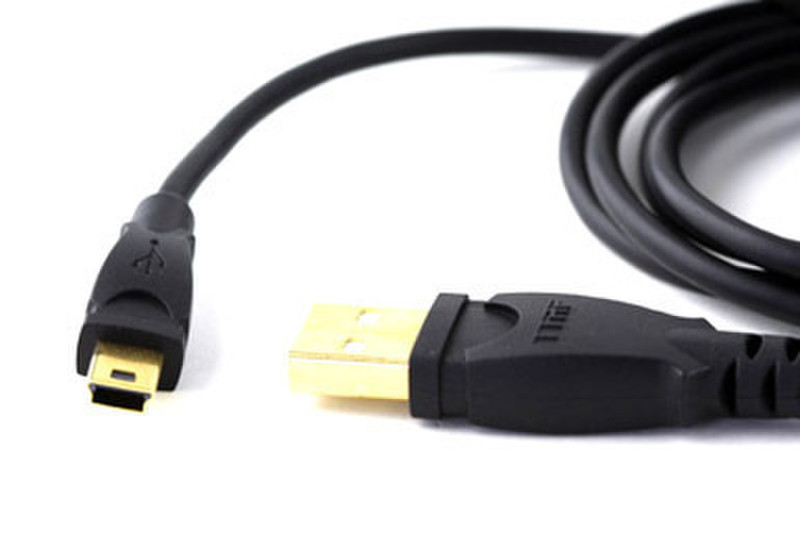 IPOINT USB 2.0 - Mini USB 5pin Cable 1м USB A Mini-USB A Черный
