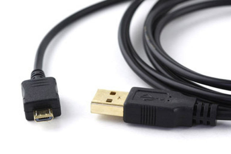 IPOINT USB 2.0 - Micro USB Cable 2м Micro-USB A USB A Черный