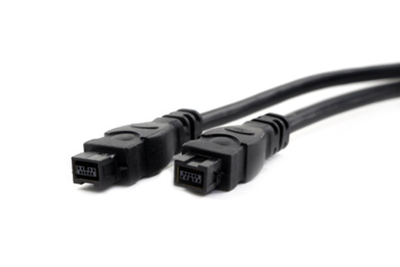 IPOINT IEEE 1394 Firewire Cable 1.5м 9-p 9-p Черный FireWire кабель