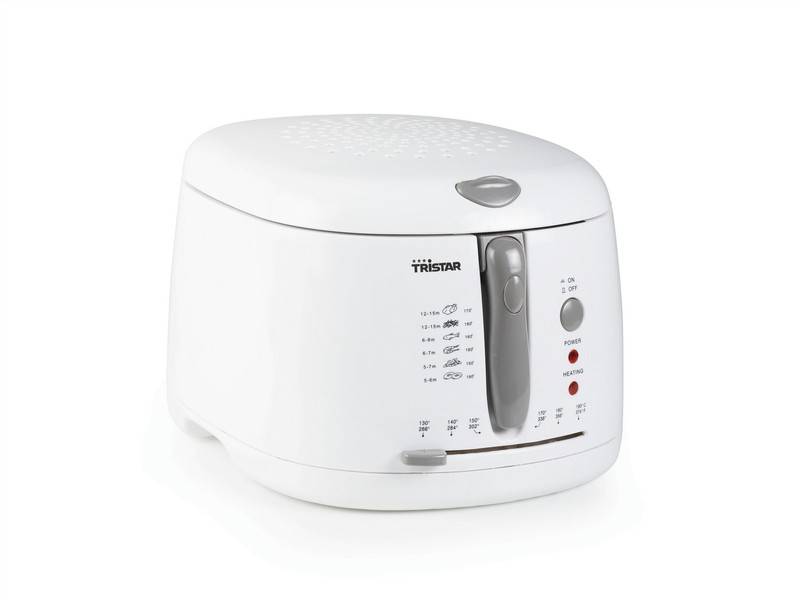 Tristar FR-6904 Single Stand-alone 2.5L 1600W White fryer