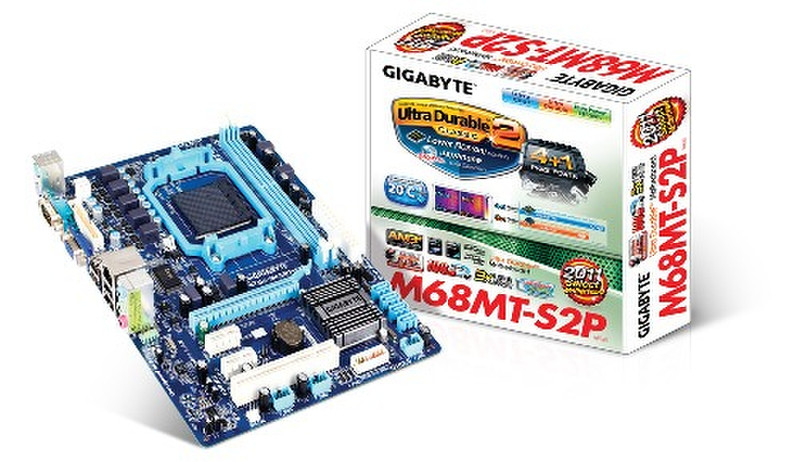 Gigabyte GA-M68MT-S2P motherboard