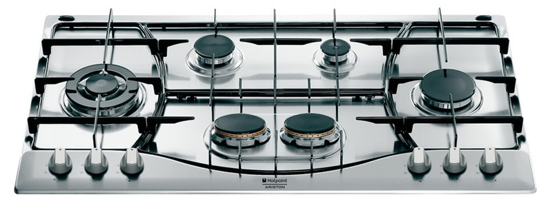 Hotpoint PH 960MST (IX)/HA built-in Gas Stainless steel hob