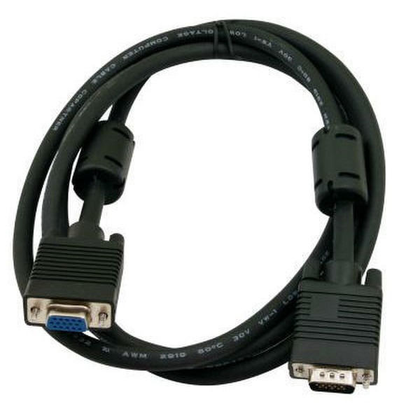 Inca IVV-02 1.8м VGA (D-Sub) VGA (D-Sub) Черный VGA кабель