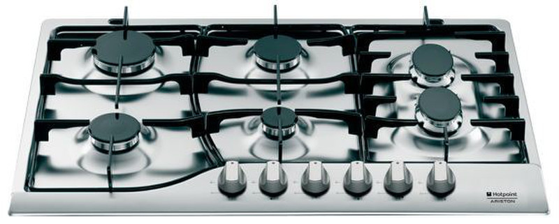 Hotpoint PH 760 F (IX)/HA built-in Gas Stainless steel hob