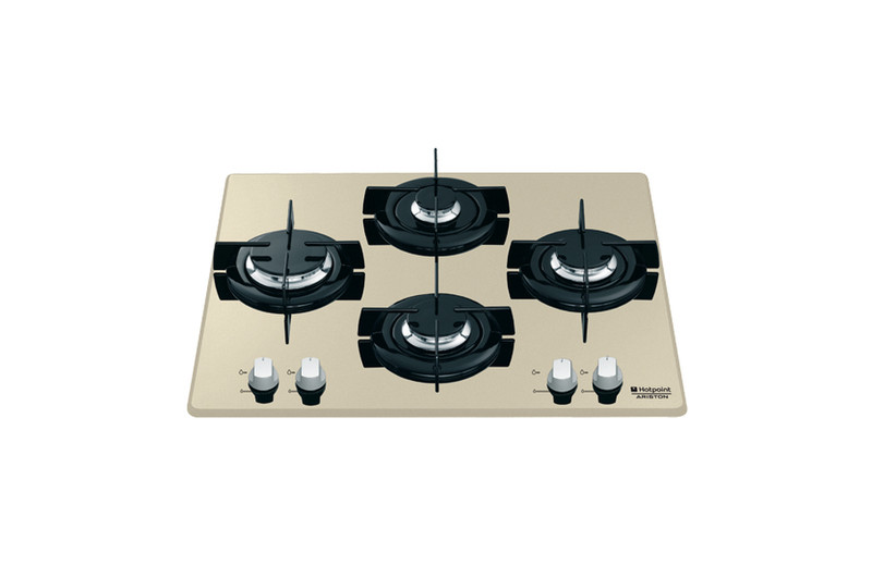 Hotpoint TD 640 S (CH) IX/HA Eingebaut Gas Bronze Kochfeld