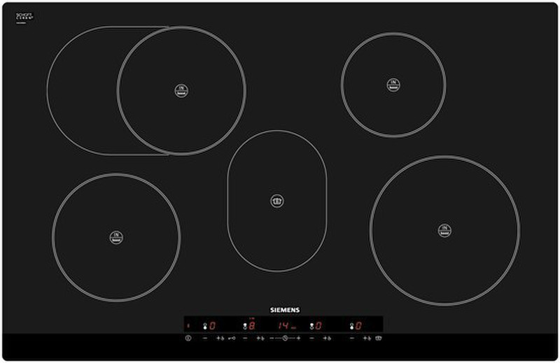 Siemens EH801TC11 Встроенный Electric hob Черный плита