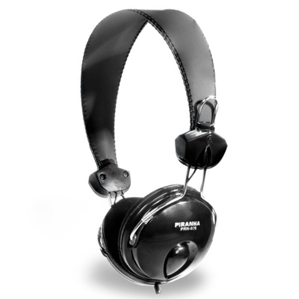 Piranha PRN-808 Binaural Kopfband Schwarz Headset