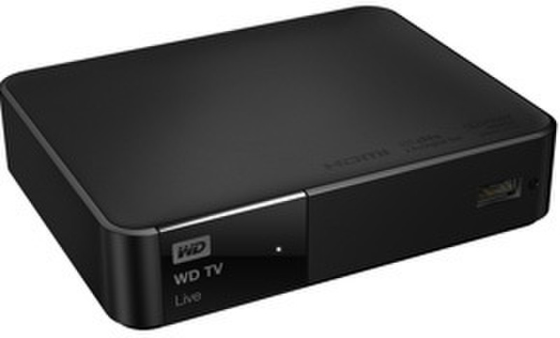 Western Digital WD TV Live HD Wi-Fi Черный медиаплеер