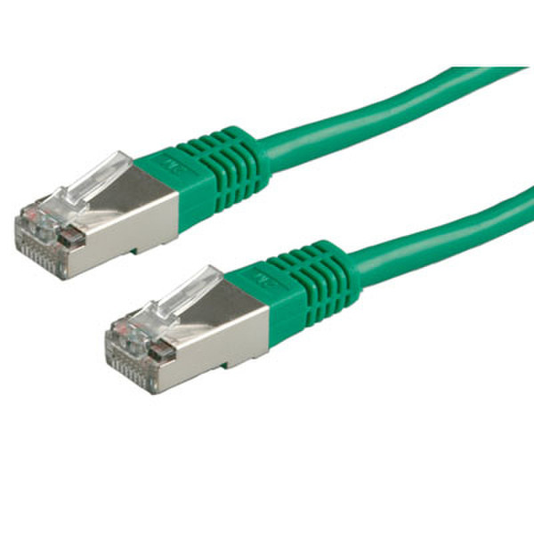 Lynx S/FTP Patch cable Cat6, Green, 1m 1m Green networking cable