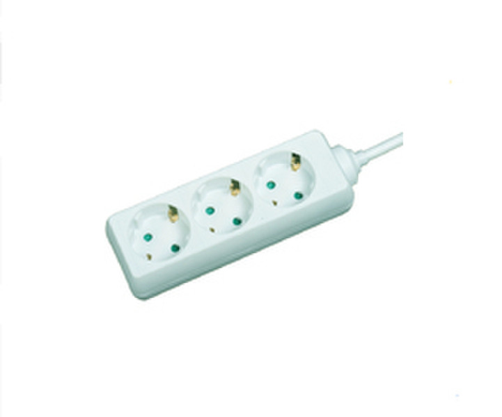 Microconnect GRU003W 3AC outlet(s) 1.8m White power extension