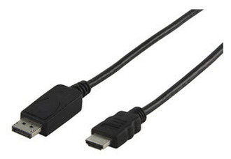 HQ 1.8m DP/HDMI 1.8m DisplayPort HDMI Schwarz Videokabel-Adapter