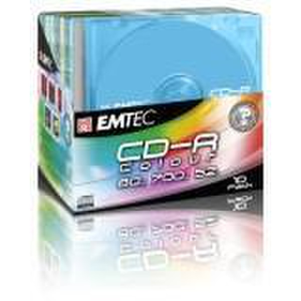 Emtec CD-R Colour 10 Pack CD-R 700MB 10pc(s)
