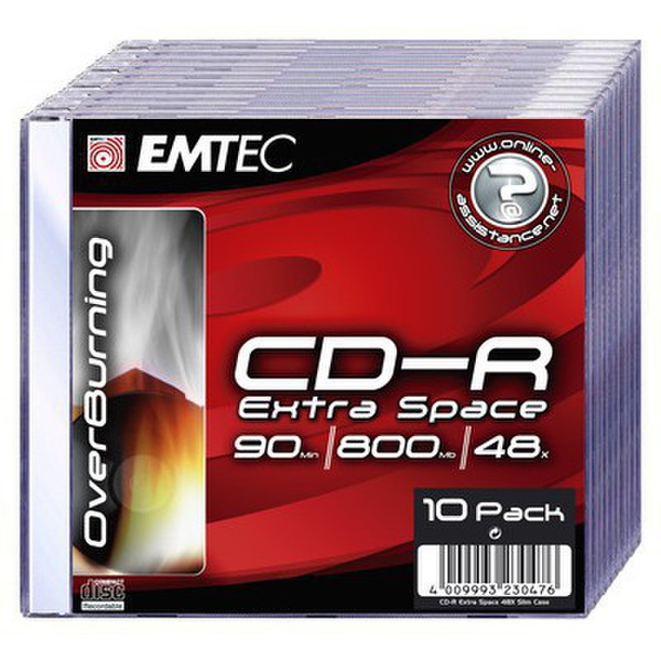 Emtec CD-R 10 Pack CD-R 800MB 10pc(s)