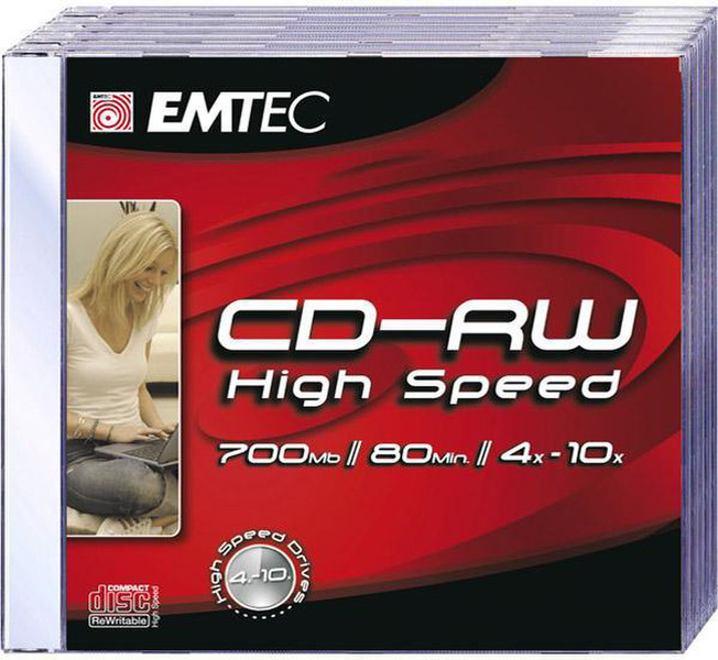 Emtec CD-RW Pack 5