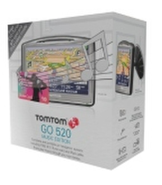 TomTom GO 520 Music Edition ЖК 220г навигатор