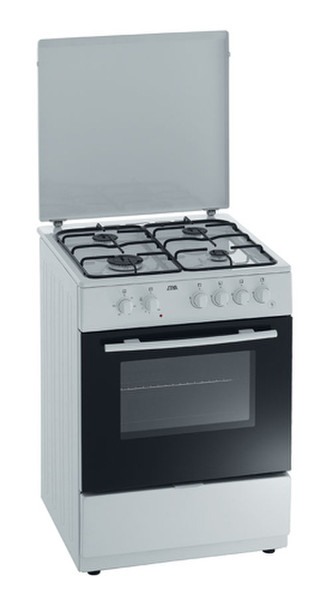 ETNA 1667VWT Electrical Cooker Freestanding Gas White