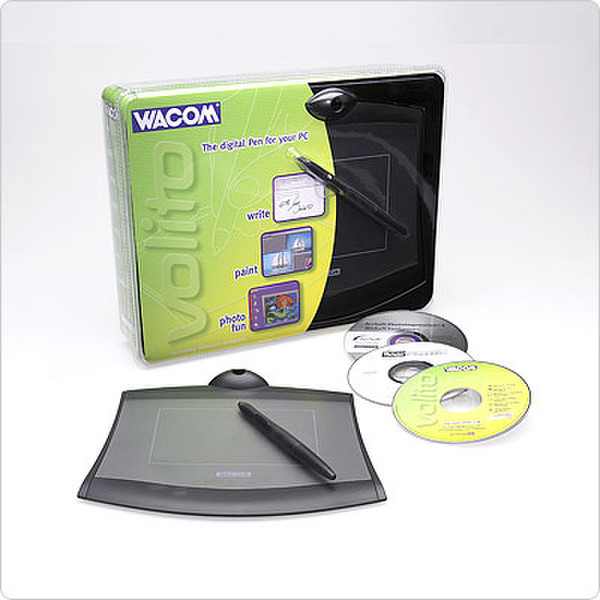 Wacom Volito USB TABLETT 1000линий/дюйм 127.6 x 92.8мм USB графический планшет