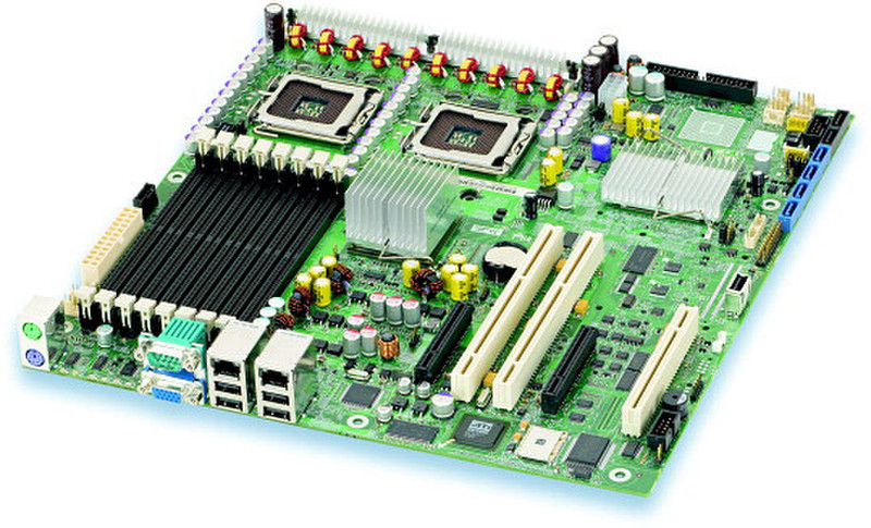 Intel Server Board S5000VSA4DIMMR Intel 5000V Socket J (LGA 771) SSI EEB материнская плата для сервера/рабочей станции