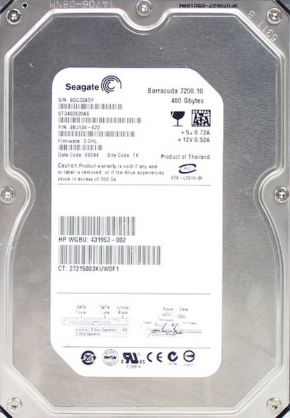 Seagate Desktop HDD 7200.10 Serial ATA 400GB 400GB Serial ATA II internal hard drive