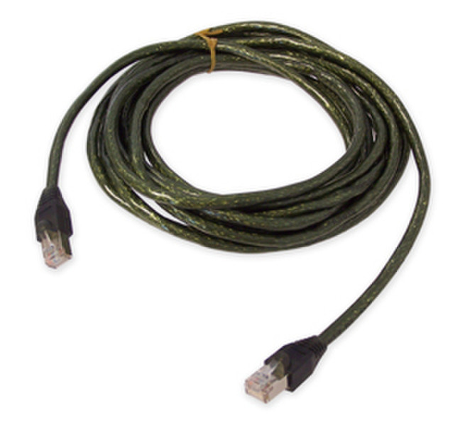 Sigma RJ45 CAT5e Patch Cable, Snagless - 15 ft 5м RJ-45 M/M RJ-45 M/M Зеленый коаксиальный кабель