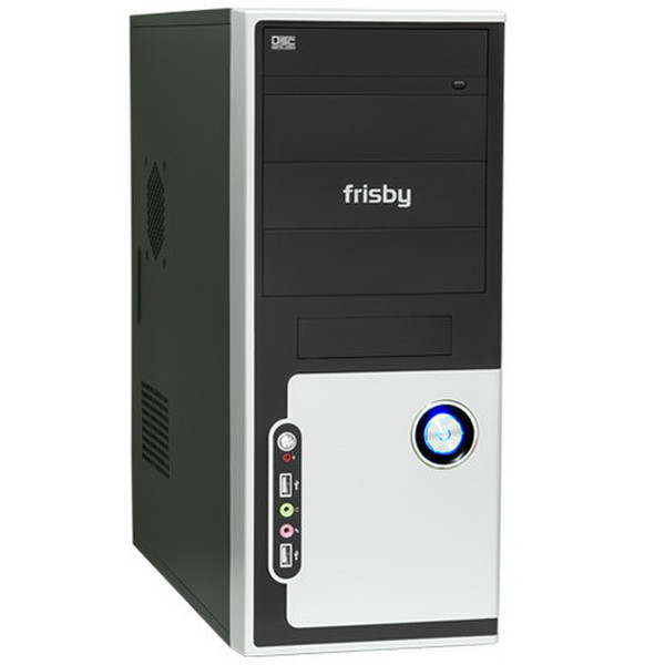 Frisby FC-5823BS Midi-Tower 300W Black,Silver computer case