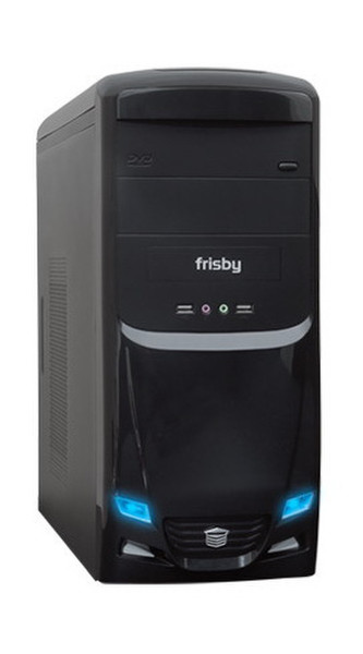 Frisby FC-6808BK Mini-Tower 350W Schwarz Computer-Gehäuse