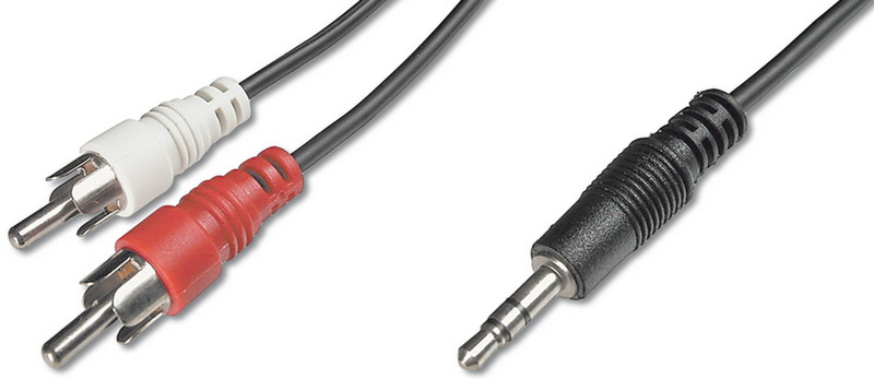 ASSMANN Electronic AK 243-025 2.5м 3.5mm RCA Черный аудио кабель