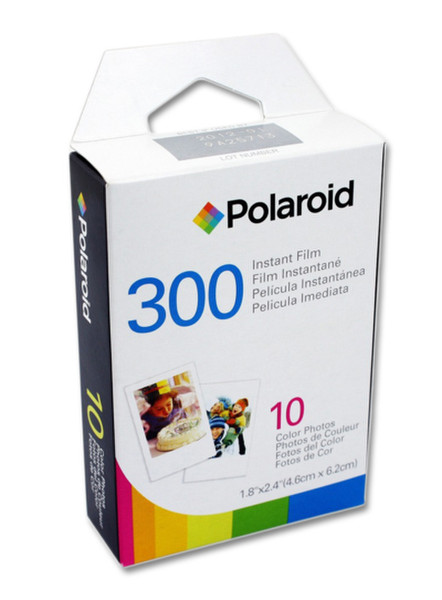 Polaroid PIF-300 10шт 53.34 x 86.36мм пленка для моментальных фотоснимков