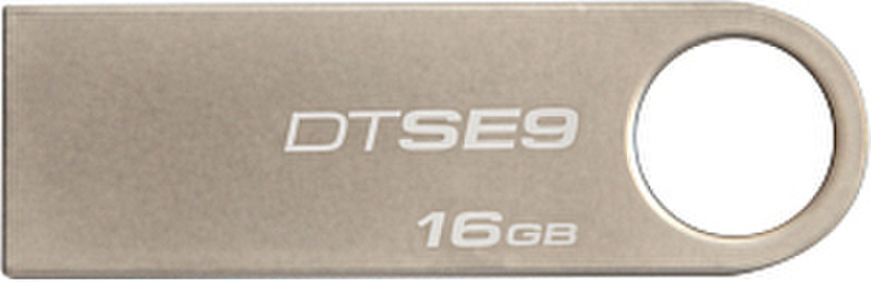 Kingston Technology DataTraveler SE9 16GB 16ГБ USB 2.0 Тип -A Бежевый USB флеш накопитель