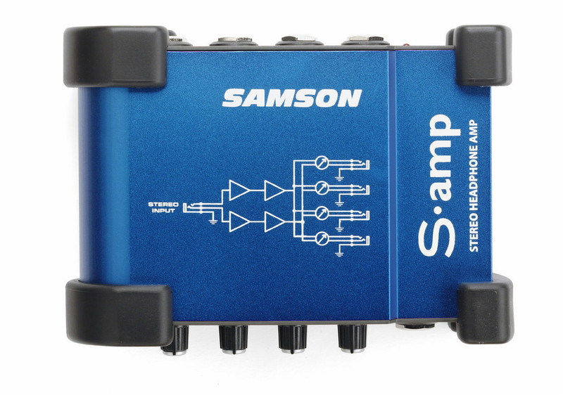 Samson S-amp Headphone Amplifier Blau AV-Receiver