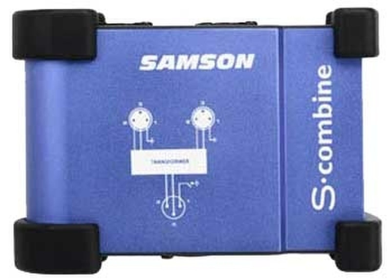 Samson S-combine 2 to 1 Microphone Combiner Blau AV-Receiver