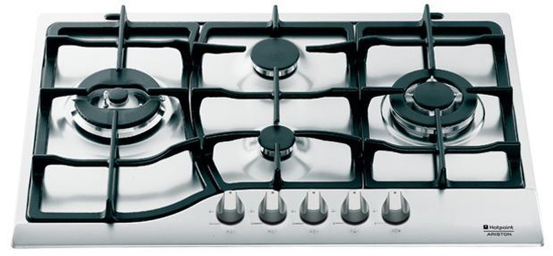 Hotpoint PH 750 RT GH/HA built-in Gas Stainless steel hob