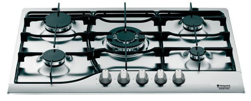 Hotpoint PH 750 T (AX)/HA built-in Gas Stainless steel hob