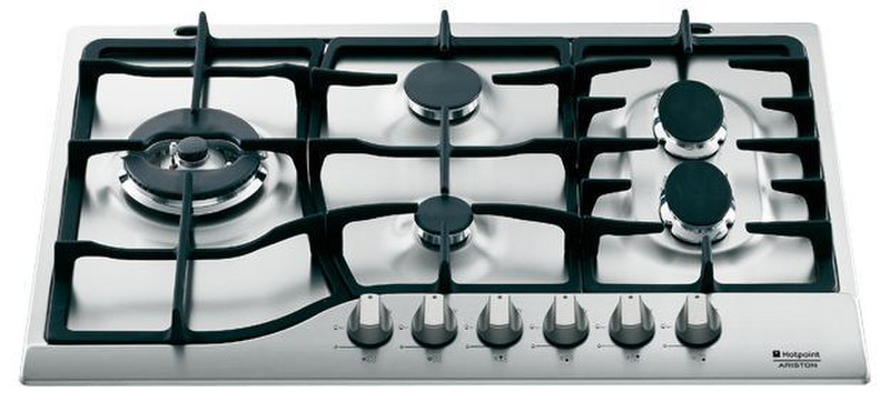 Hotpoint PH 760 RF GH/HA built-in Gas Stainless steel hob