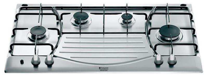 Hotpoint PH 940MS (IX)/HA Встроенный Газ Нержавеющая сталь плита