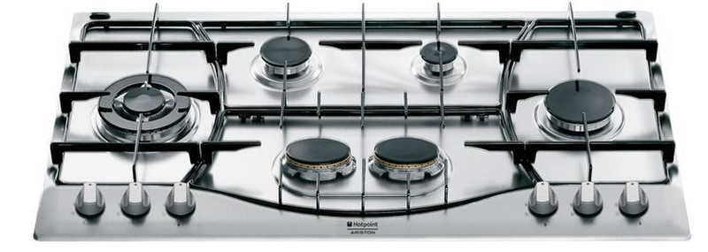 Hotpoint PH 960MST (AX)/HA built-in Gas Stainless steel hob