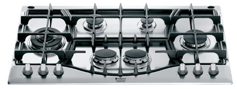 Hotpoint PH 960MST GH/HA Встроенный Газ Нержавеющая сталь плита