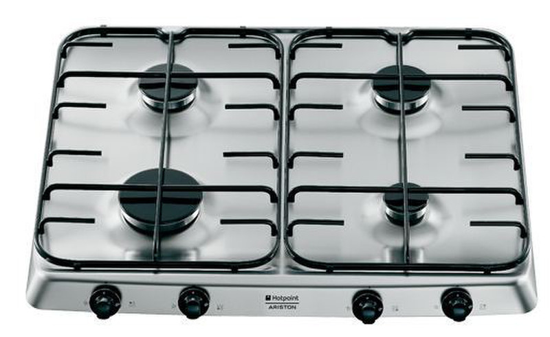 Hotpoint PF 640 ES (AX)/HA Встроенный Газ Нержавеющая сталь плита