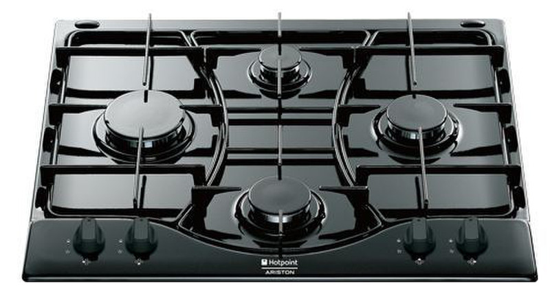 Hotpoint PH 640MS (BK)/HA Eingebaut Gas Schwarz Kochfeld