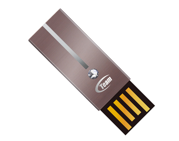 Team Group D603 4GB 4ГБ USB 2.0 Type-A Коричневый USB флеш накопитель