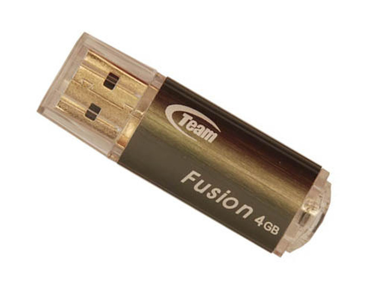 Team Group F102 4GB 4GB USB 2.0 Type-A Grey USB flash drive