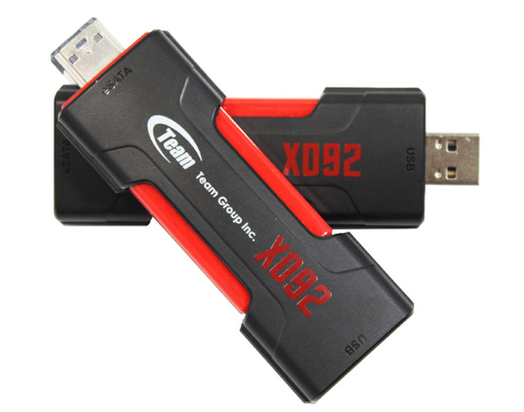 Team Group X092 32GB 32ГБ USB 2.0 Type-A Черный, Красный USB флеш накопитель